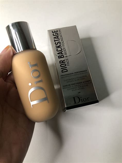 dior backstage face and body foundation 2w|dior backstage foundation sample.